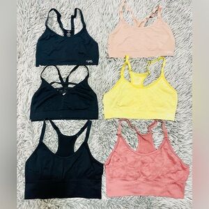 RBX & Ryka Sports Bras Bundle of 6 for $25. Size L. 3 black & 3 multiple colors.